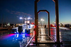 Parker Boats Night Marina Photography | Slater Productions