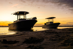 Parker Boats Sunset Silhouette | Slater Productions